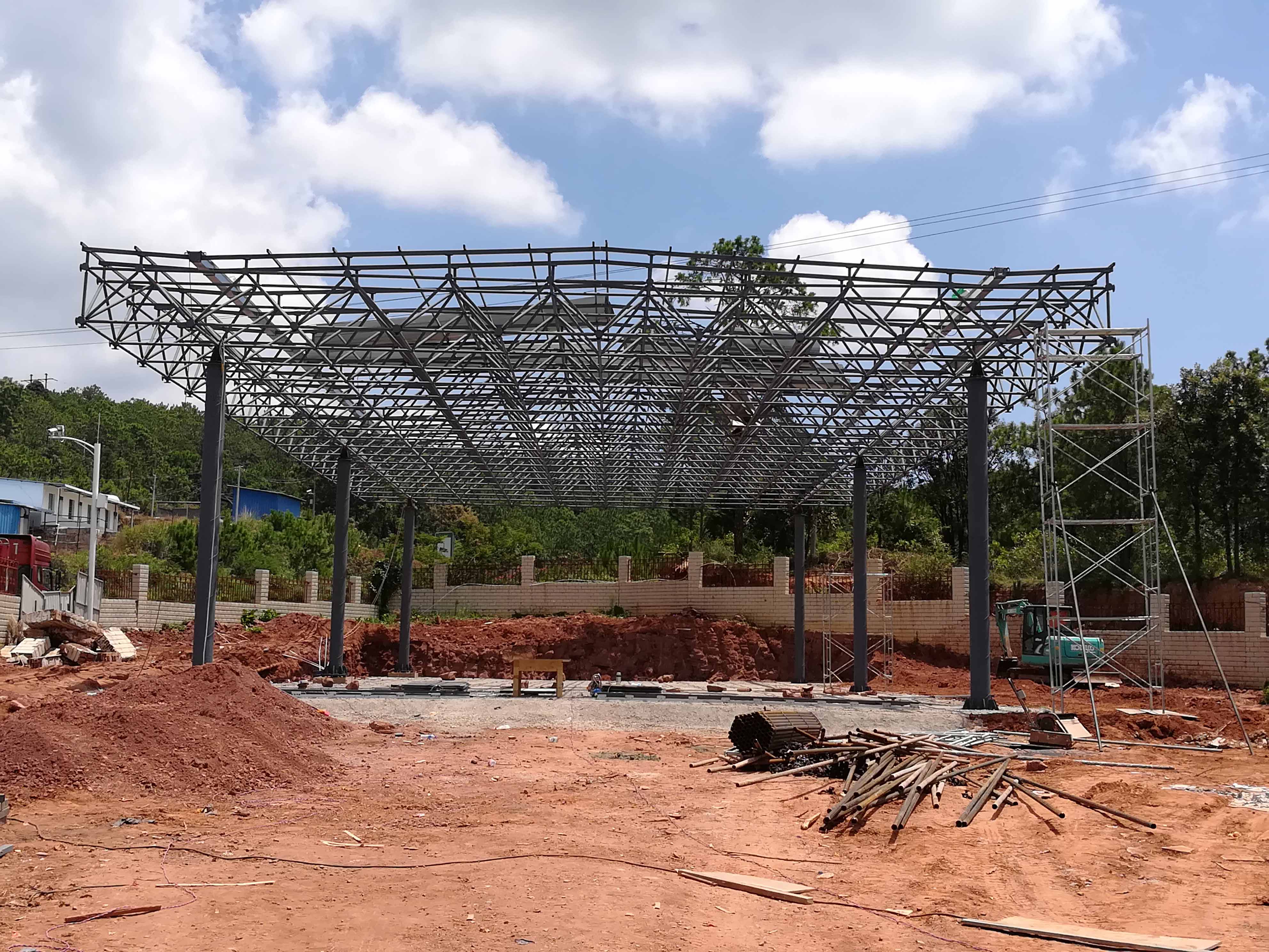 昌平加油站网架屋面